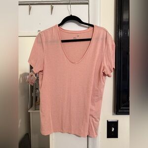 GAP Light Pink Scoop Neck Tee